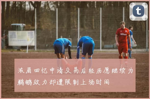 浓眉回忆申请交易后经历愿继续为鹈鹕效力却遭限制上场时间